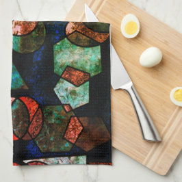 Linge De Cuisine Formes géométriques irrégulières avec texture défo