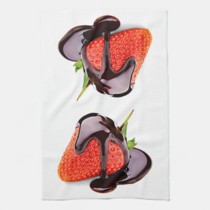 Linge De Cuisine Fraise de chocolat