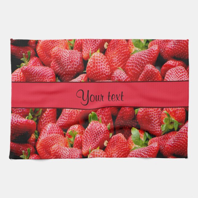 Linge De Cuisine Fraises (Horizontal)
