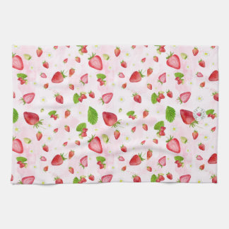 Linge De Cuisine Fraises d'aquarelle