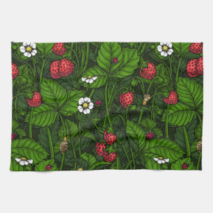 Linge De Cuisine Fraises sauvages