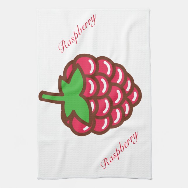 Linge De Cuisine Framboise (Vertical)