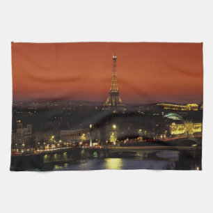 Linge De Cuisine France, Paris Sunset vue sur la Tour Eiffel et