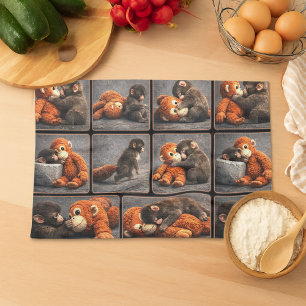 Linge De Cuisine Frappez bébé singe