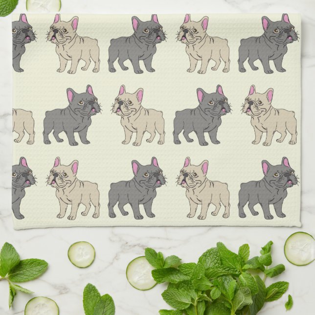 Linge De Cuisine Frenchies, Beige (Plié)