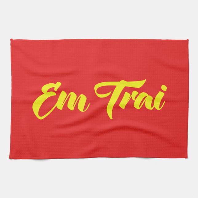 Linge De Cuisine Frère Vietnamien (Jeune) - Em Trai ~ Tiêt Viêt (Horizontal)