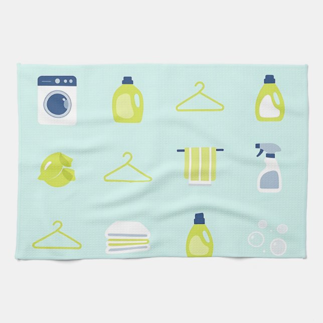 Linge De Cuisine Fresh Laundry Day Pattern (Horizontal)