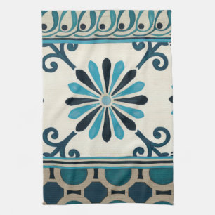 Linge De Cuisine Frise Non-Embellie II d'indigo