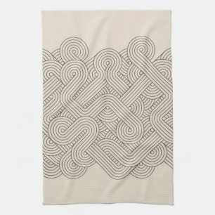 Linge De Cuisine Frontière abstraite