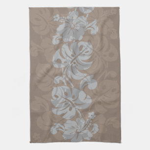 Linge De Cuisine Frontière de Kalakaua Hawaiian Hibiscus KL302