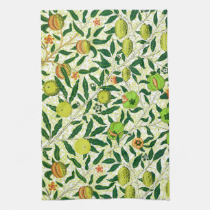 Linge De Cuisine Fruit exotique de William Morris, jaune citron