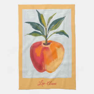 Linge De Cuisine Fruits citrins à l'aquarelle – Ferme