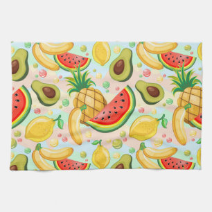 Linge De Cuisine Fruits d'été frais Motif