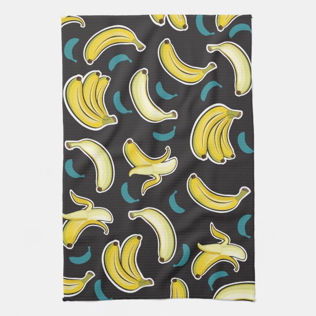 Linge De Cuisine Fun Banana Motif (Vertical)
