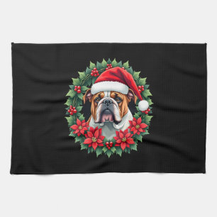 Linge De Cuisine Funky Christmas English Bulldog Débardeur