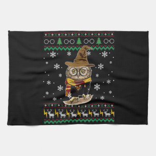 Linge De Cuisine Funny Cute Owl Harry Magical Ugly Christmas Gig