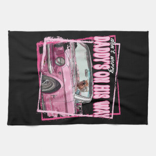 Linge De Cuisine Funny Daddy's Home Trump Pink 2024 Take America Ba