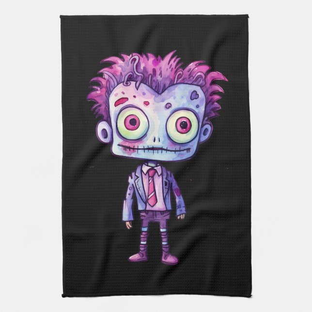 Linge De Cuisine Funny Frankenstein Monster Halloween Fun (Vertical)