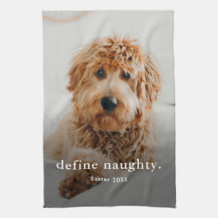 Linge De Cuisine Funny Naughty Photo pour animal de compagnie