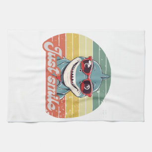 Linge De Cuisine Funny requin invitation vous sourire