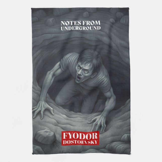 Linge De Cuisine Fyodor Dostoïevski cite des écrivains russes (Vertical)