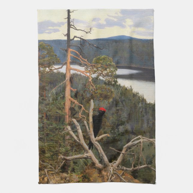 Linge De Cuisine Gallen-Kallela - Grand pic noir 1894 (Vertical)