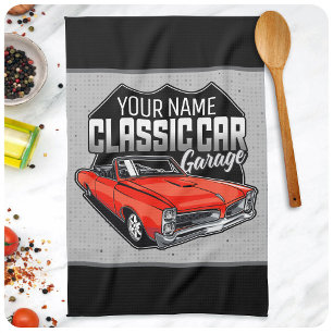 Linge De Cuisine Garage de voiture classique convertible personnali