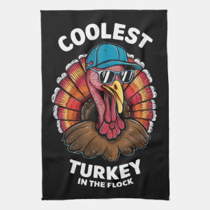 Linge De Cuisine Garçons de Thanksgiving Enfants Dindon le plus coo