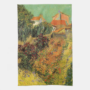 Linge De Cuisine Garden Behind a House par Vincent van Gogh