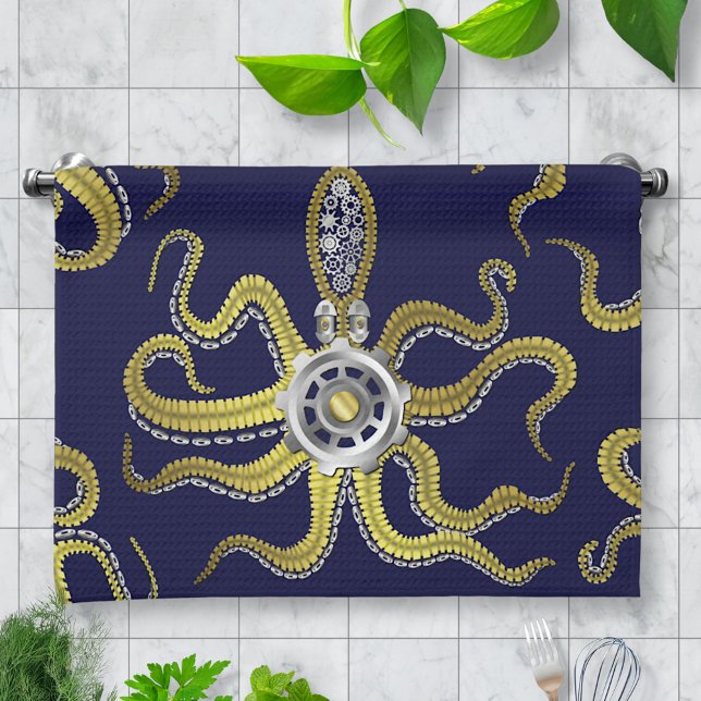 Linge De Cuisine Gears Steampunk Octopus Kraken (Créateur téléchargé)