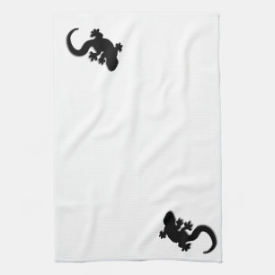 Linge De Cuisine Gecko noir