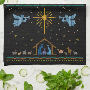 Linge De Cuisine Génial Joyeux Noël Sweat Nativité Christian