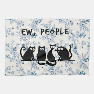 Linge De Cuisine Gens dégoûtants chats noirs drôles miaou