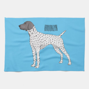 Linge De Cuisine German Shorthred Pointer dog