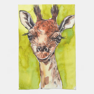 Linge De Cuisine Girafe