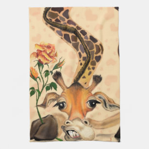Linge De Cuisine Girafe romantique - Gentleman - Amusant