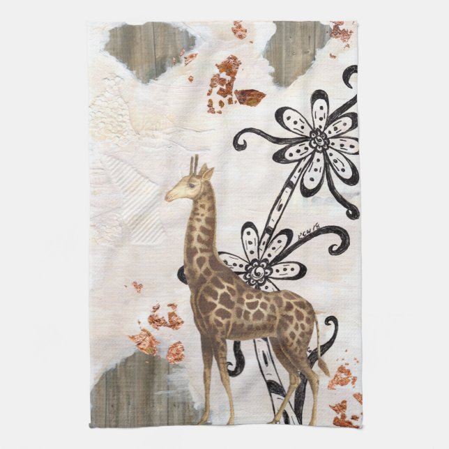 Linge De Cuisine Girafe super (Vertical)