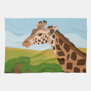 Linge De Cuisine Giraffe