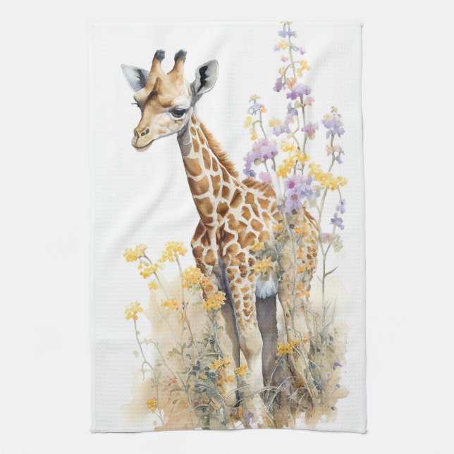 Linge De Cuisine Giraffe (Vertical)