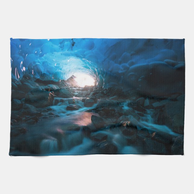 Linge De Cuisine Glace et neige | Glacier Mendenhall, Juneau, Alask (Horizontal)