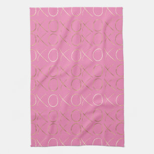 Linge De Cuisine Glam XOXO Chic Gold Rose Girl