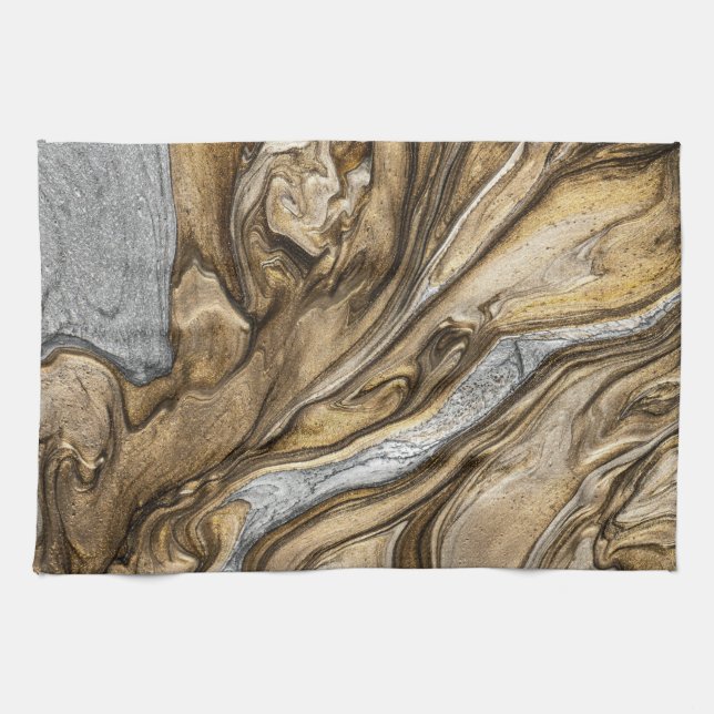 Linge De Cuisine glamor 001 couleur brun liquide (Horizontal)