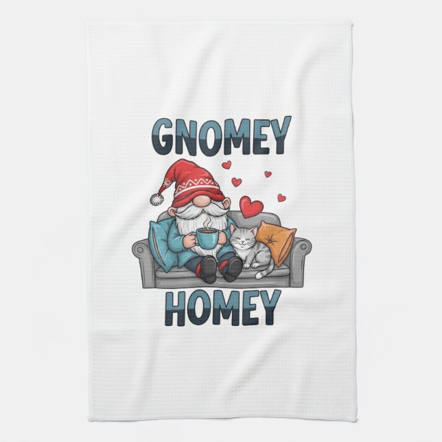 Linge De Cuisine Gnomey gnome à la maison (Vertical)