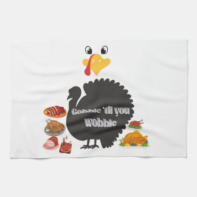 Linge De Cuisine Gobble & Wobble (Horizontal)