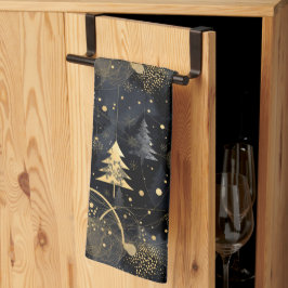 Linge De Cuisine Golden Noir Christmas