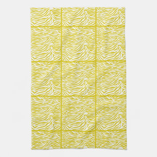 Linge De Cuisine Golden Poppy Safari Zebra, design carrelé