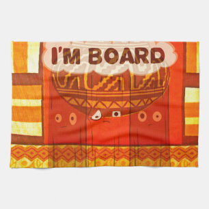 Linge De Cuisine Golden Rouge Africain Couleurs traditionnelles Fun
