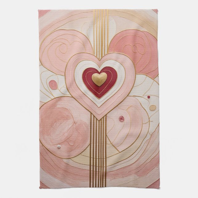 Linge De Cuisine Golden Valentine (Vertical)