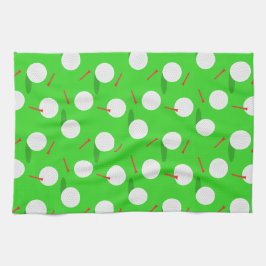 Linge De Cuisine Golf Golfing, Amusants Golf Balls et Tee - shirts