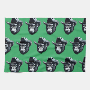 Linge De Cuisine Gorilla Cowboy